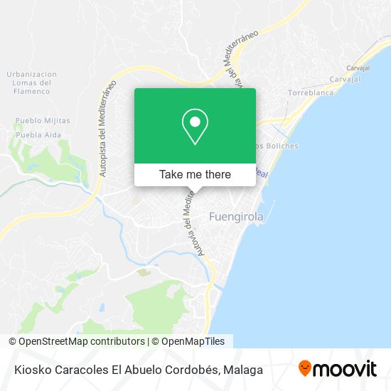 Kiosko Caracoles El Abuelo Cordobés map