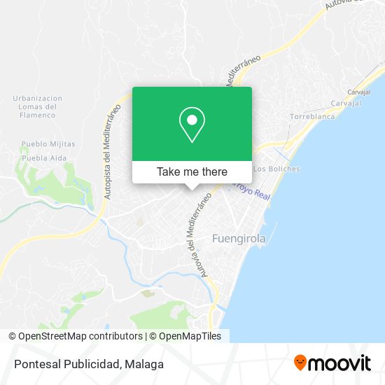 Pontesal Publicidad map