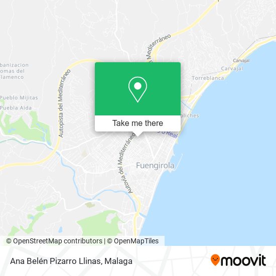 Ana Belén Pizarro Llinas map