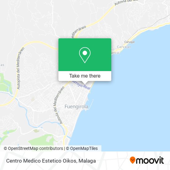 Centro Medico Estetico Oikos map