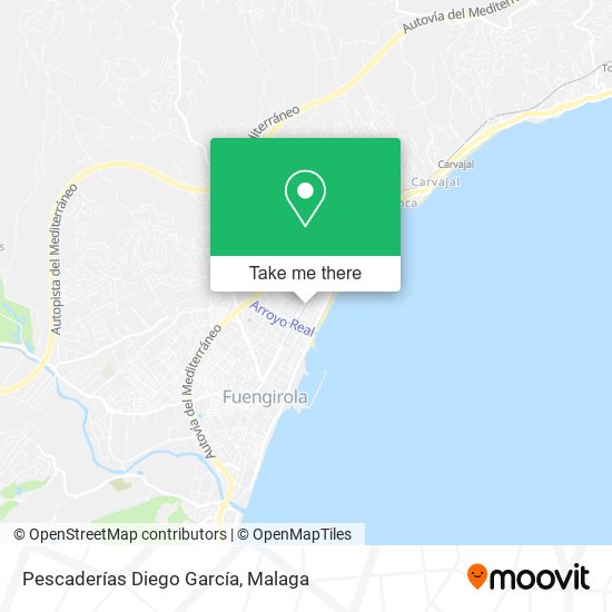 Pescaderías Diego García map