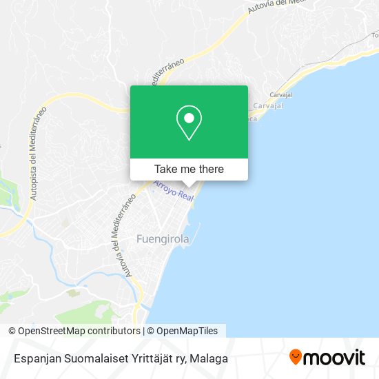 Espanjan Suomalaiset Yrittäjät ry map