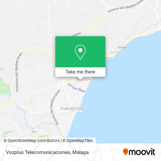 mapa Vozplus Telecomunicaciones