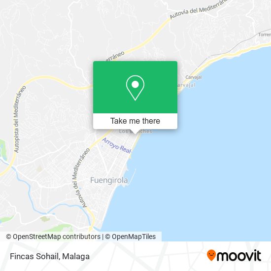 Fincas Sohail map