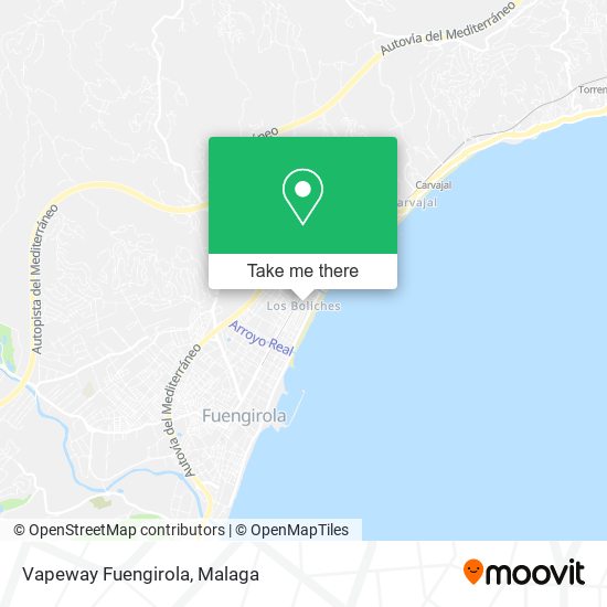 Vapeway Fuengirola map