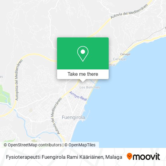 Fysioterapeutti Fuengirola Rami Kääriäinen map