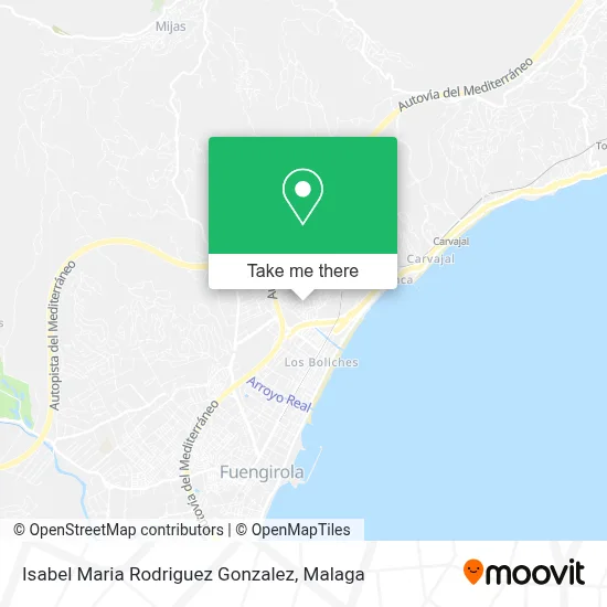 Isabel Maria Rodriguez Gonzalez map