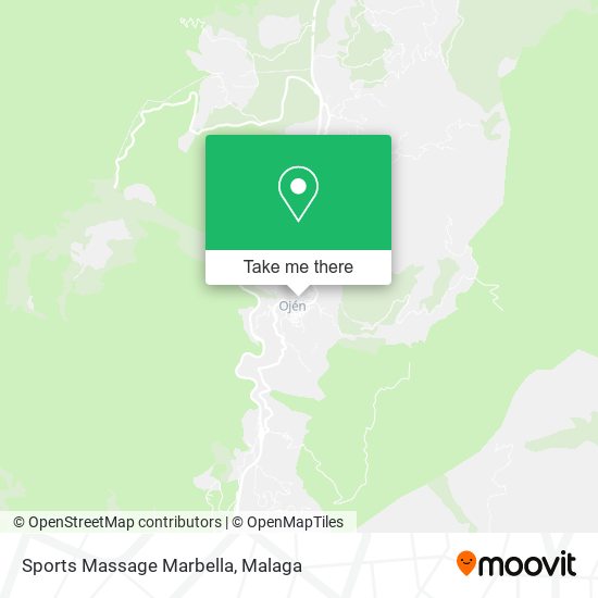 Sports Massage Marbella map