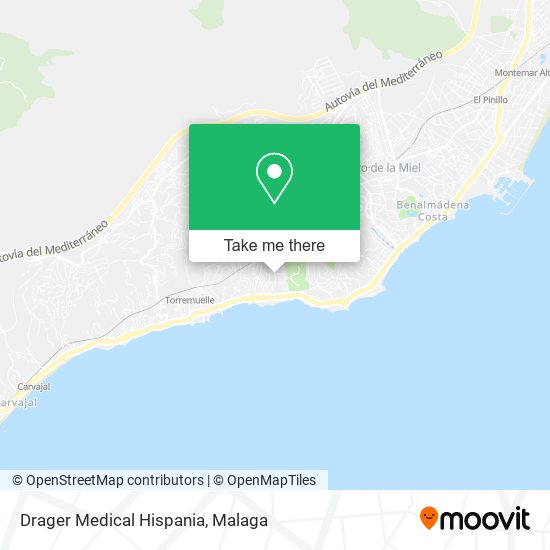 Drager Medical Hispania map