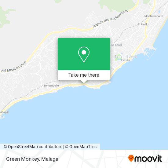 Green Monkey map