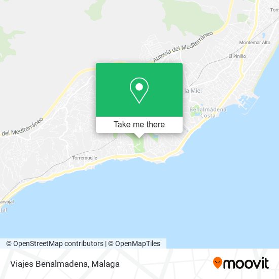 mapa Viajes Benalmadena