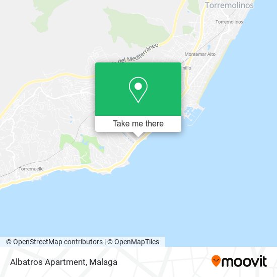 Albatros Apartment map