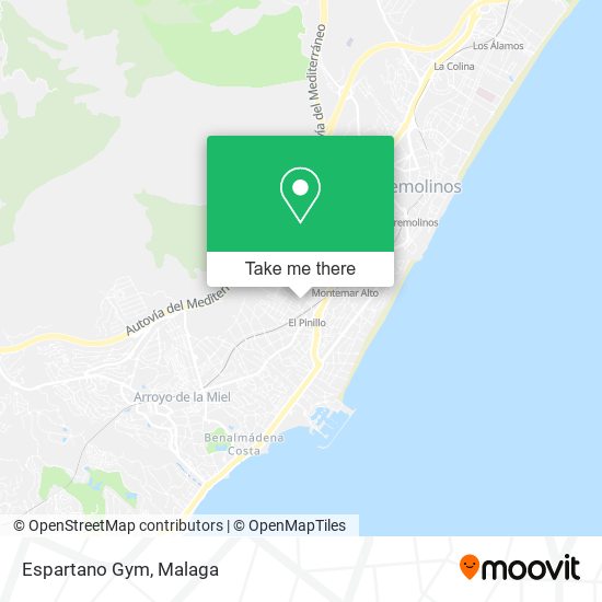 Espartano Gym map