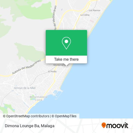 mapa Dimona Lounge Ba