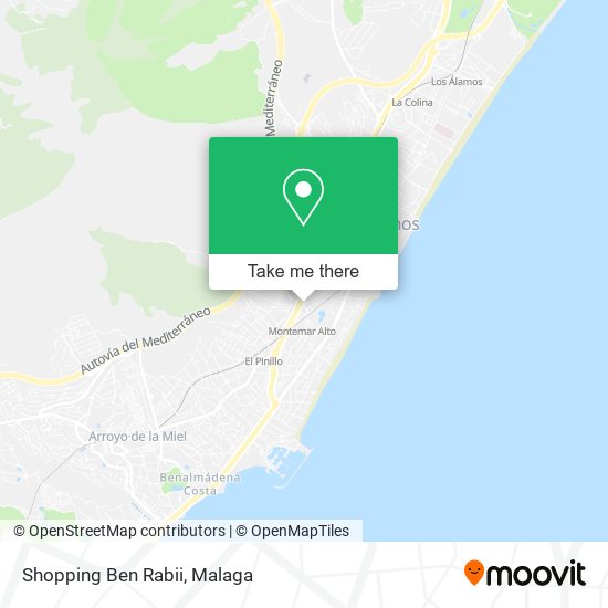 Shopping Ben Rabii map