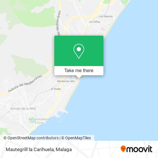 Mautegrill la Carihuela map