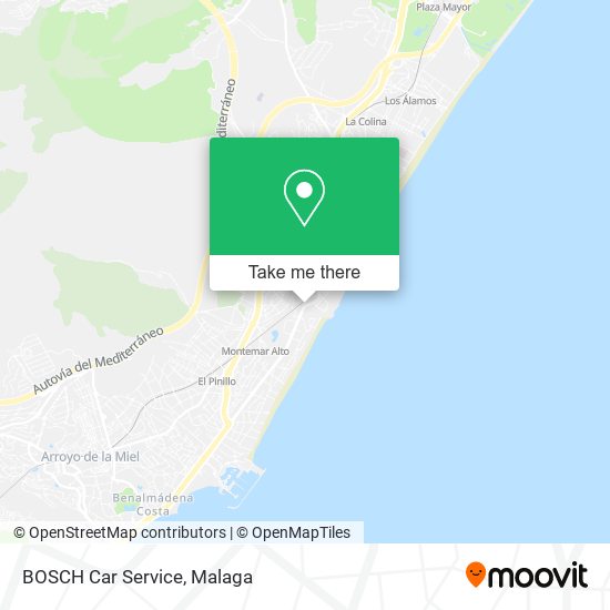 BOSCH Car Service map