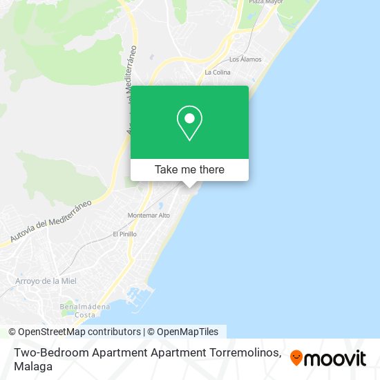 Two-Bedroom Apartment Apartment Torremolinos map
