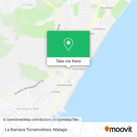 mapa La Barraca Torremolinos