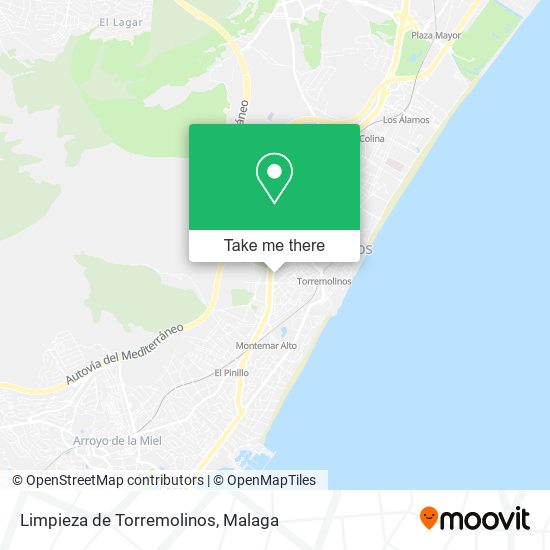 Limpieza de Torremolinos map