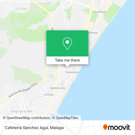 Cafeteria Sanchez Agui map