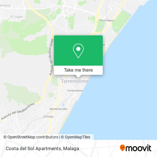 Costa del Sol Apartments map