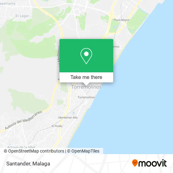 Santander map