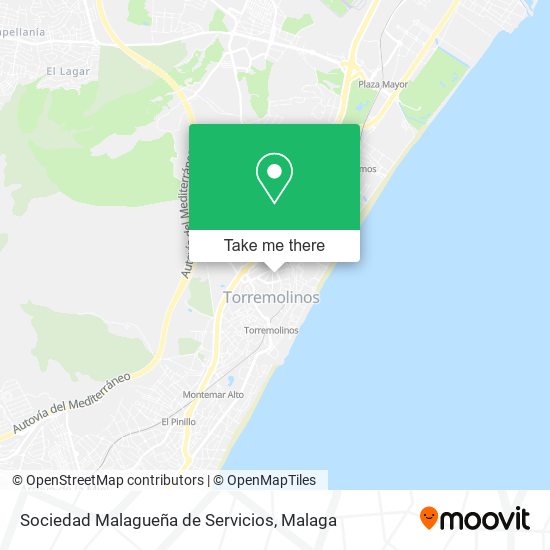 Sociedad Malagueña de Servicios map