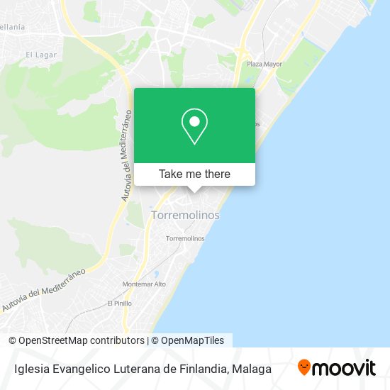 Iglesia Evangelico Luterana de Finlandia map
