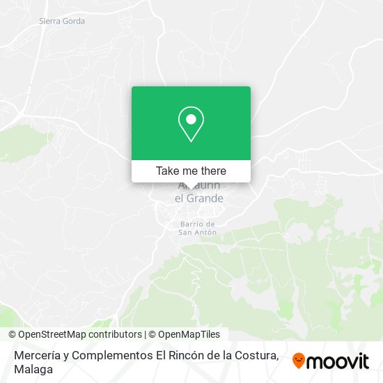 Mercería y Complementos El Rincón de la Costura map