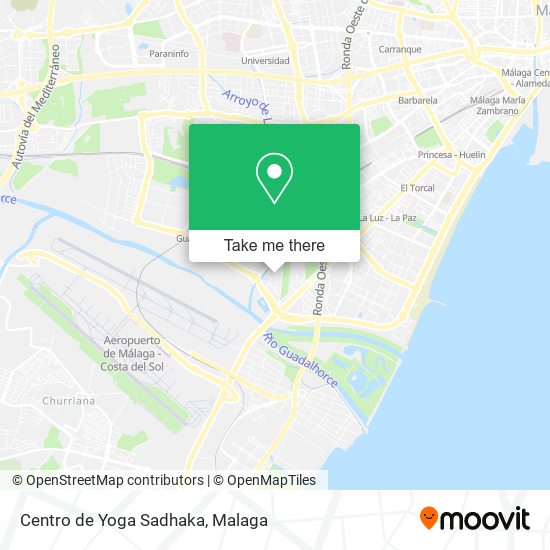 mapa Centro de Yoga Sadhaka