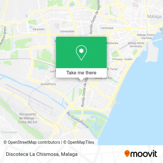 Discoteca La Chismosa map