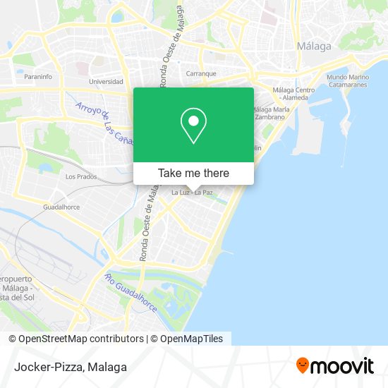 mapa Jocker-Pizza