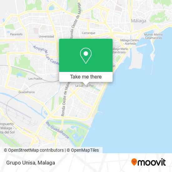 Grupo Unisa map