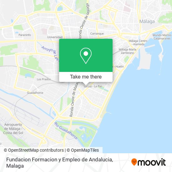 Fundacion Formacion y Empleo de Andalucia map