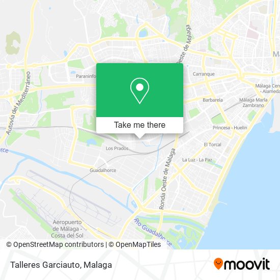 Talleres Garciauto map