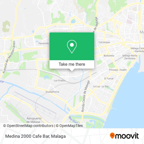 mapa Medina 2000 Cafe Bar