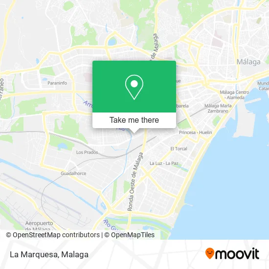 La Marquesa map