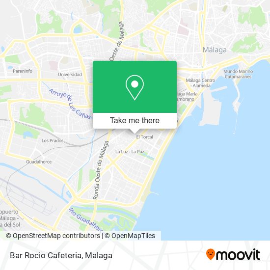 Bar Rocio Cafeteria map