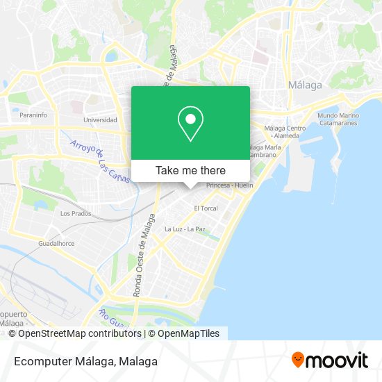 mapa Ecomputer Málaga