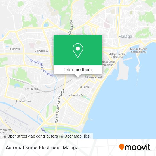 Automatismos Electrosur map