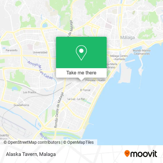 Alaska Tavern map