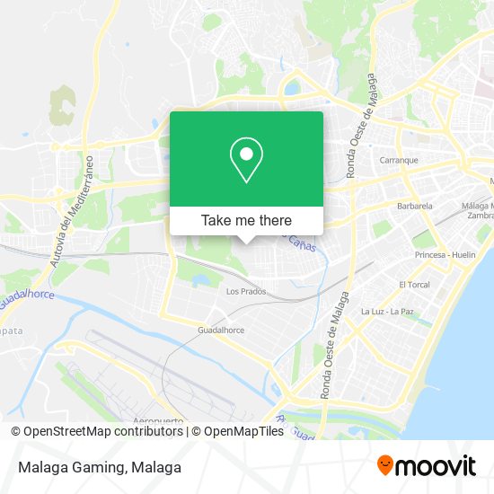 Malaga Gaming map