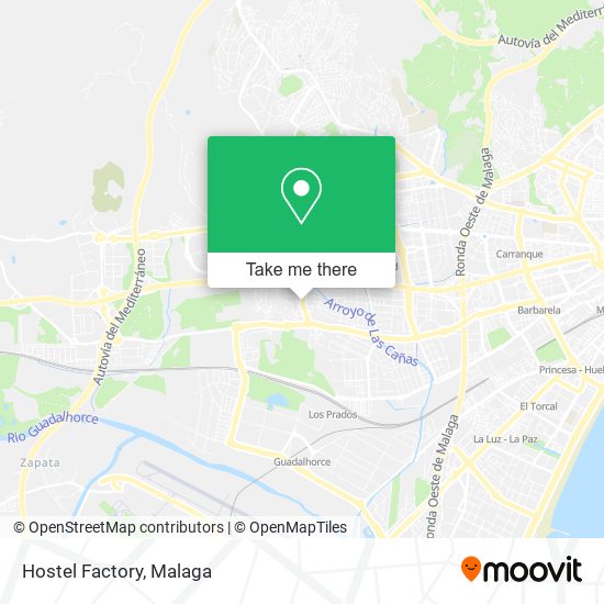mapa Hostel Factory
