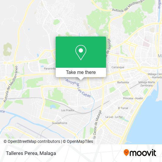 Talleres Perea map