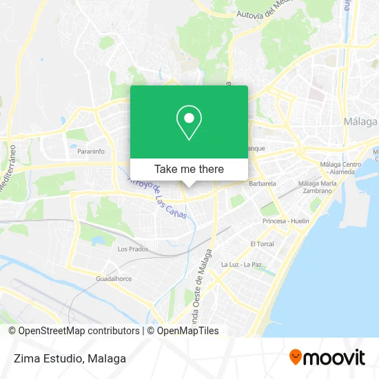 Zima Estudio map