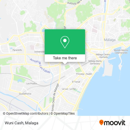 Wuni Cash map