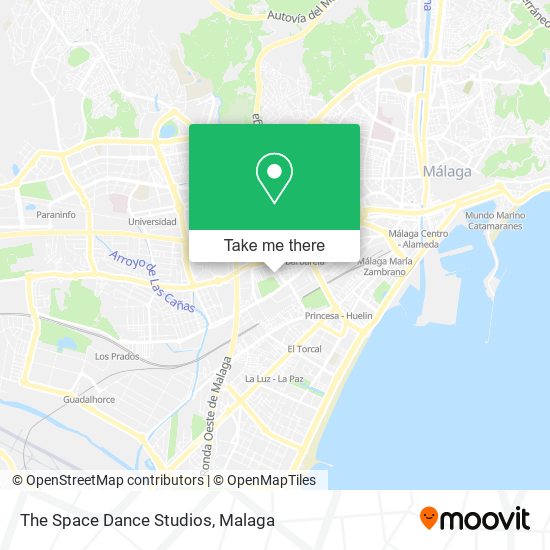 The Space Dance Studios map