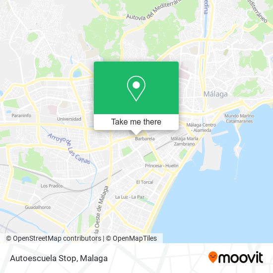 Autoescuela Stop map
