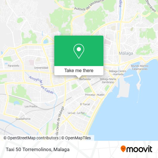 Taxi 50 Torremolinos map